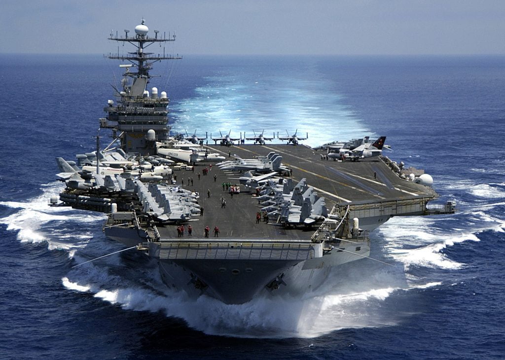 Russia launches Syria bombardment from carrier in Mediterranean