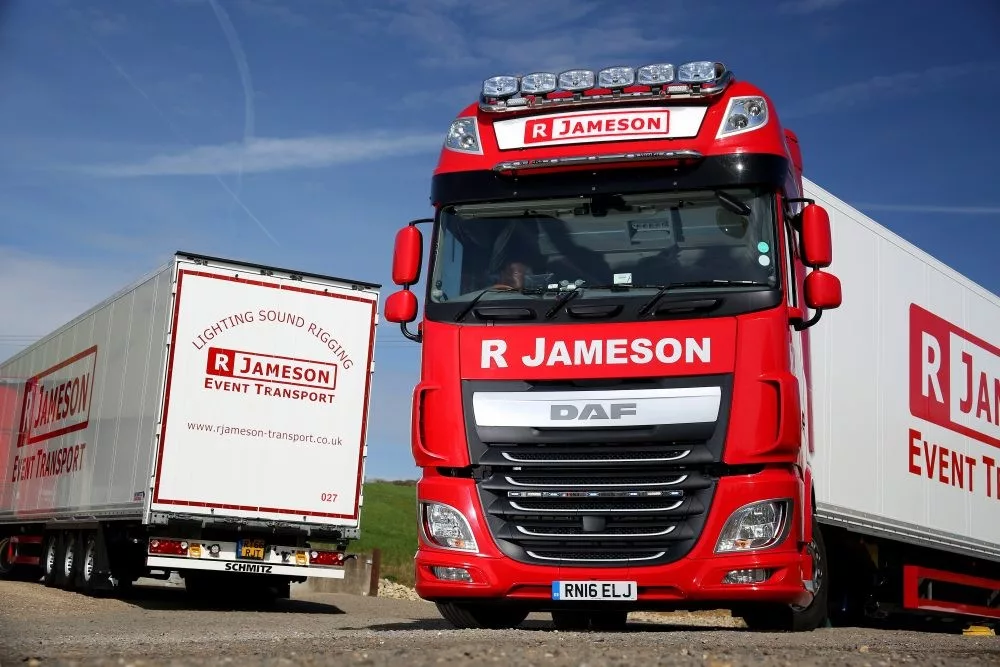 Schmitz Cargobull Deliver new Trailers to R Jameson Event Transport