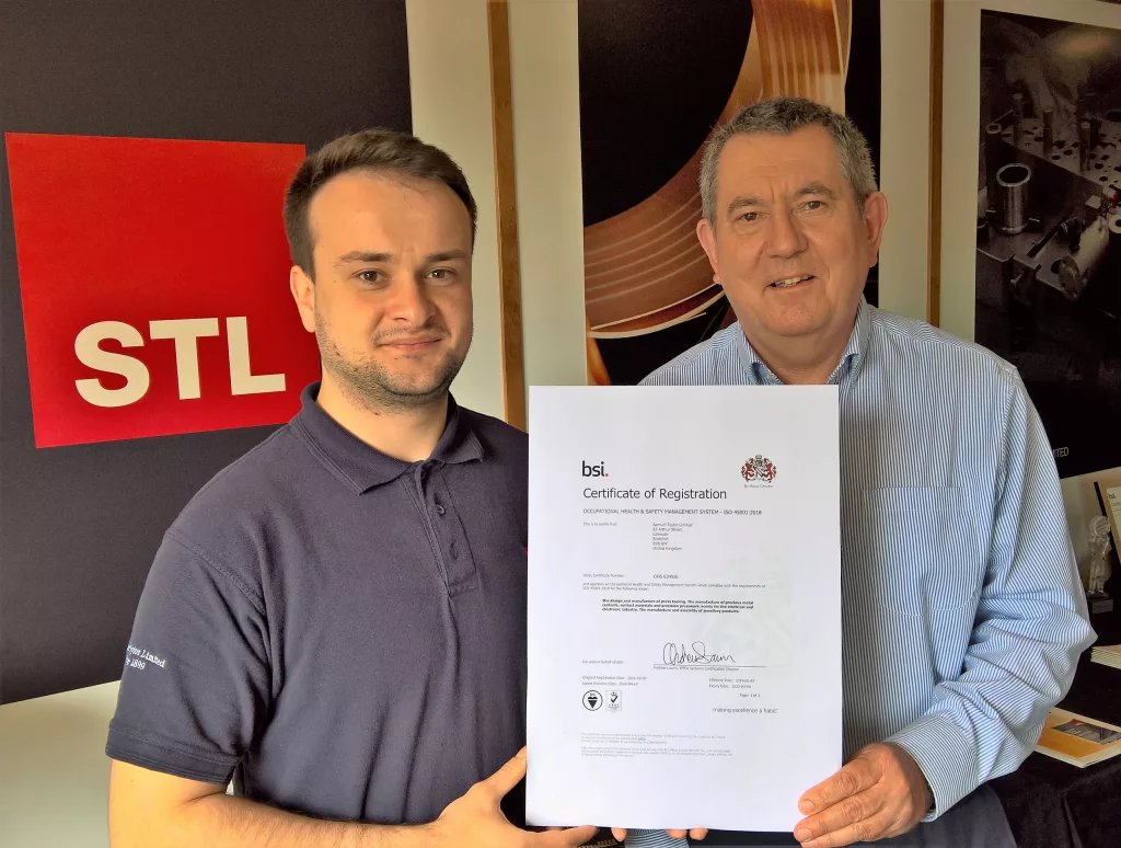 Redditch One of the First for ISO 45001 Accreditation
