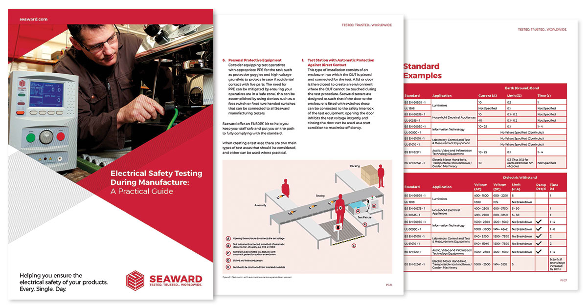 Seaward Release Electrical Safety Testing Guide | MEM Magazine