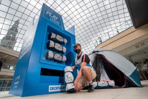 One-Of-A-Kind Tent Vending Machine Launches in Leeds