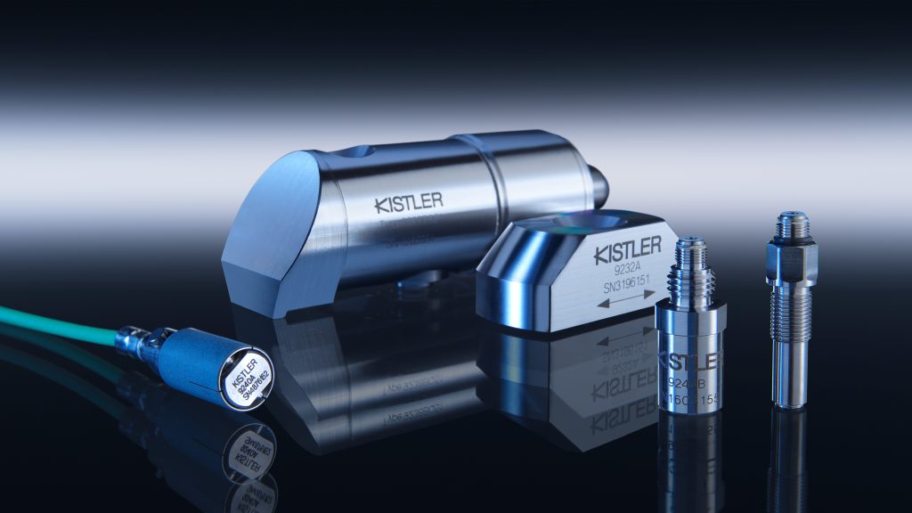 Strain sensors can be an appropriate solution to monitor  forces indirectly by measuring the stresses on the machine structure. 
Source: Kistler Group
