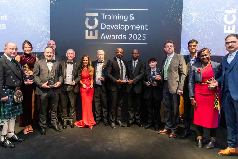 13th annual Engineering Construction Industry (ECI) Training & Development Awards at Glaziers Hall in London.