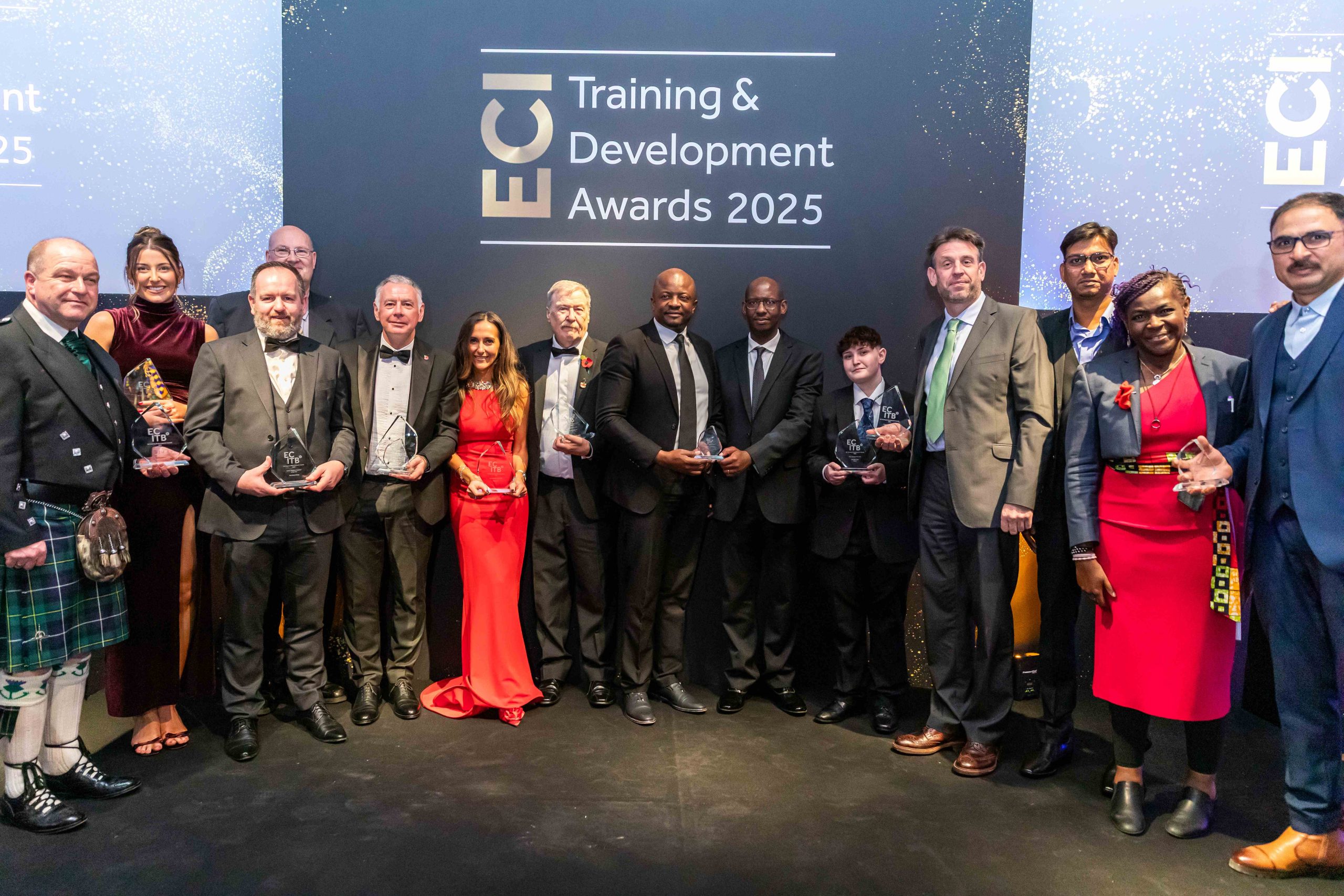 13th annual Engineering Construction Industry (ECI) Training & Development Awards at Glaziers Hall in London.