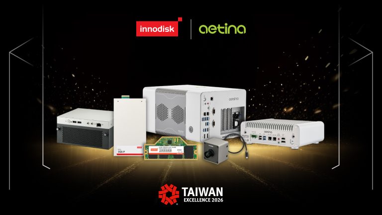 Innodisk and Aetina win at Taiwan Excellence Awards