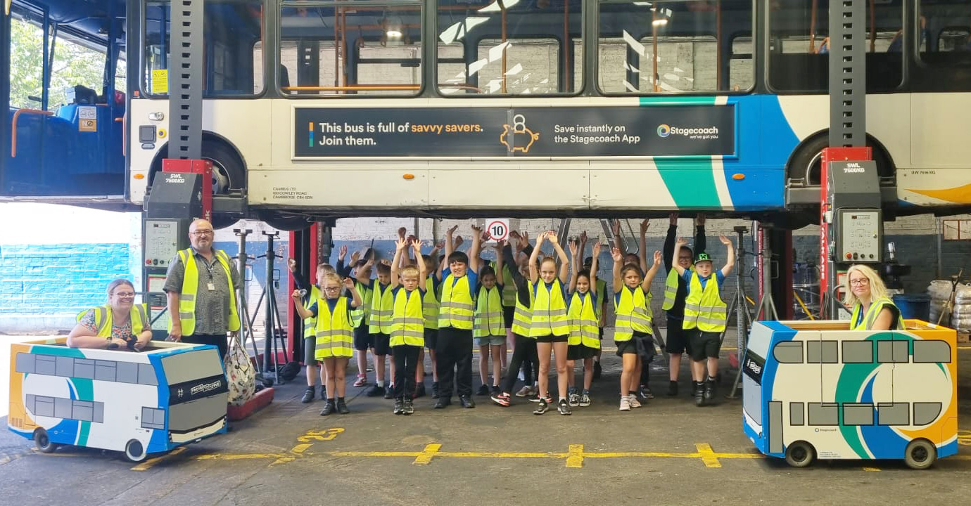 Bright Sparks - Children Get Glimpse ‘Behind the Buses’