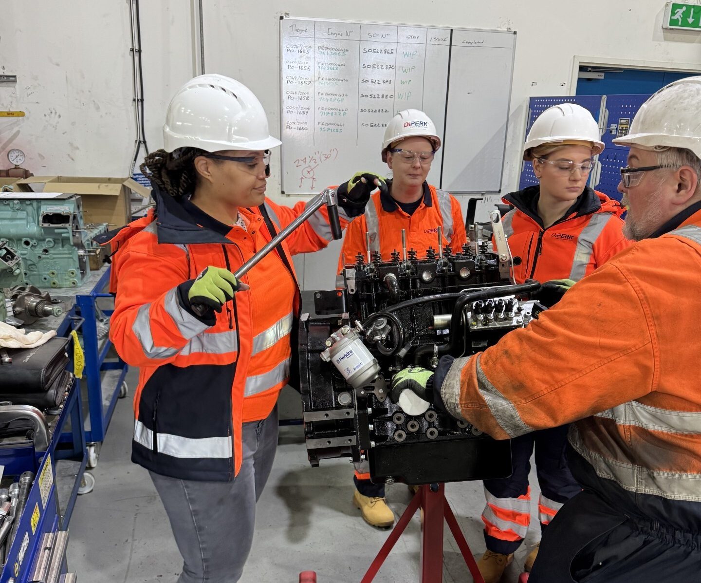 DiPerk Expands In-House Training to Strengthen Service Capability