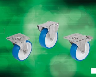 Stainless-Steel Castors for Sterile Settings Available from Norelem