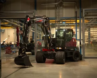 A Cause for Celebration: Yanmar CE EMEA Rolls Out its 16,000 Wheeled Excavator