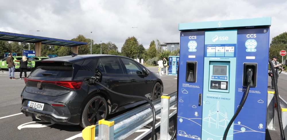 ultra-rapid EV charging hub in Ireland - SSE