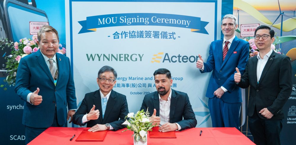 Acteon and Wynnergy Marine have signed MoU