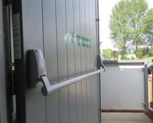 Newcastle (Staffs) high-performance steel door from Robust UK.