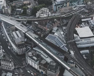 Architecture Infrastructure Aerial Buildings View