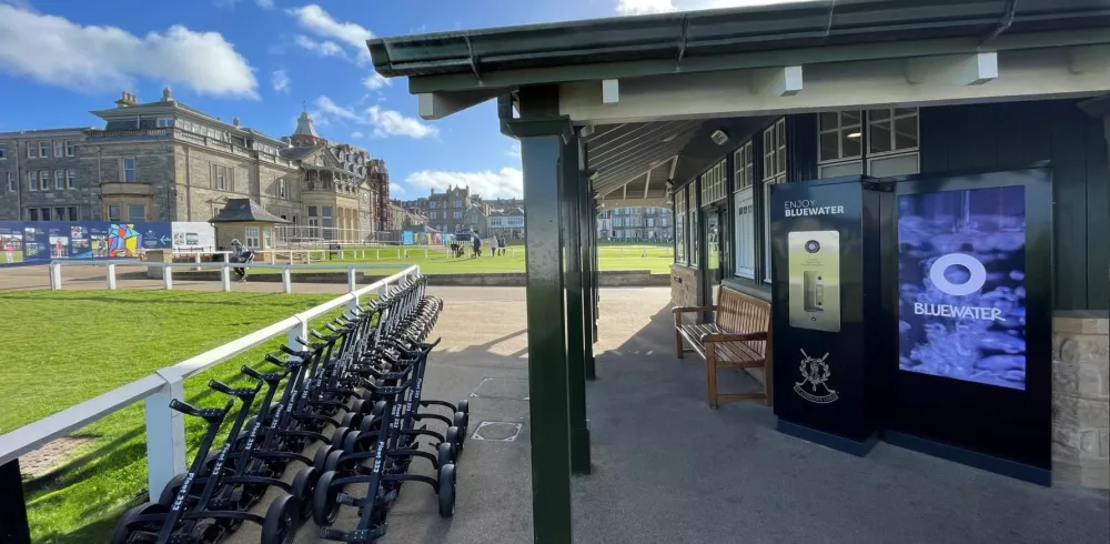 Bluewater on Course to Help Deliver Final Blow to Throwaway Plastic Bottles at St Andrews Links