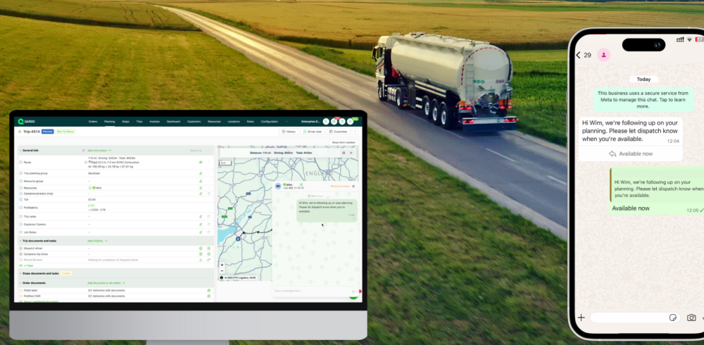 _Chat where your drivers already are WhatsApp now integrated in Qargo