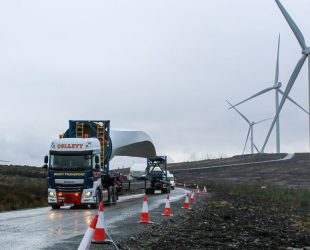 Collett Deliver 50 Wind Turbines to South Kyle Wind Farm