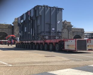 Cruising Out of Dover with 335 Tonnes