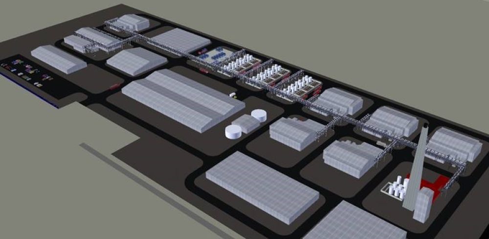 Concept view of Lianhetech plans for a multipurpose greenfield built at the Seal Sands site on Teesside