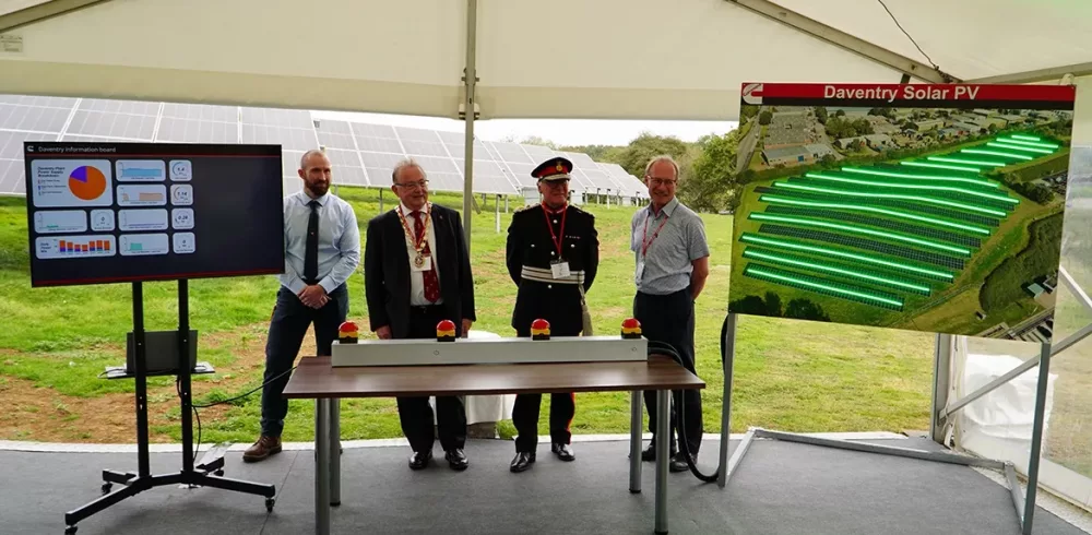Cummins Daventry Powers Up with New Solar Farm in Company Efforts to Decarbonise