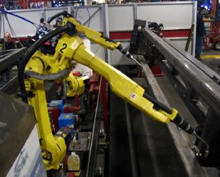 Low Cost Robot Palletising Cell Developed By CKF