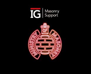 IG Masonry Support presents ‘Ministry of Masonry’ at Clerkenwell Design Week 2023