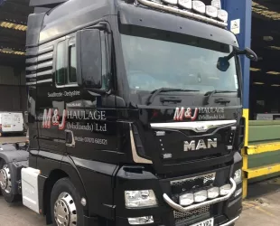 MAN Truck & Bus Supplies New Cab for M & J Haulage Birthday Celebrations