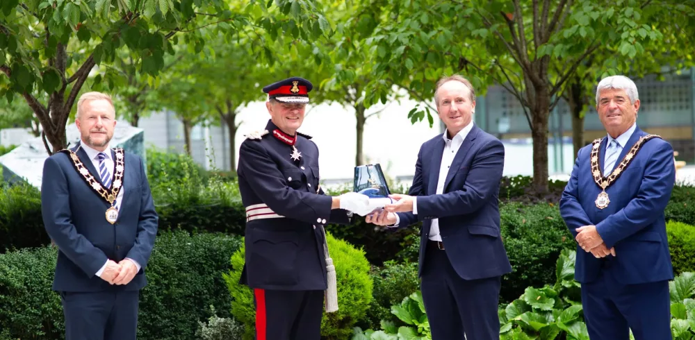 Lord Lieutenant of Antrim Presents InspecVision with Queen’s Award