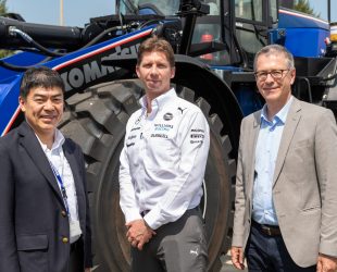 Williams Racing Digs Deeper into Komatsu Partnership