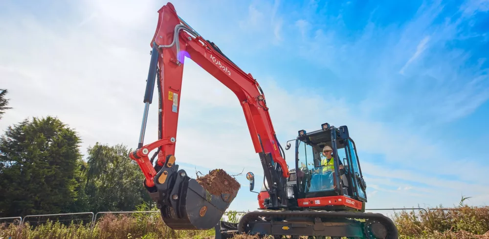 Kubota Has Unveiled Its New KX080-4a2 Midi Excavator