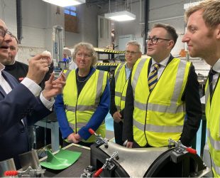 Minister for Industry Visits Manufacturer to See Made Smarter Programme Progress