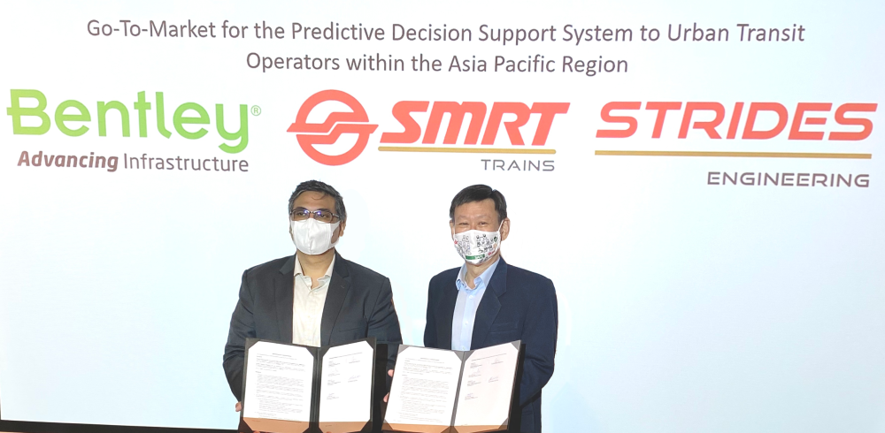 Bentley Systems and SMRT Trains Team up on Singapore Metro Rail Services