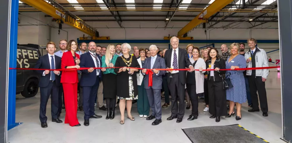 Mayor and MP Open New Facility for Warehouse Manufacturer  