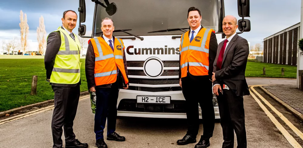Minister For Energy Efficiency And Green Finance Visits Cummins Darlington