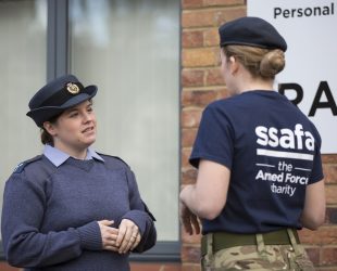 Rheinmetall BAE Systems Land Announces SSAFA as Main Charity Partner Images taken as part of a PR shoot for SSAFA, RAF Northolt on 02nd February 2018. Models were station personnel and members of the SSAFA committee and locations used were around RAF Northolt station and living quarters. 
 
For further information please contact SAC Tom Cann, Photographic Section, RAF Northolt, West End Road, Ruislip, Middlesex, HA4 6NG. 0208 833 8080