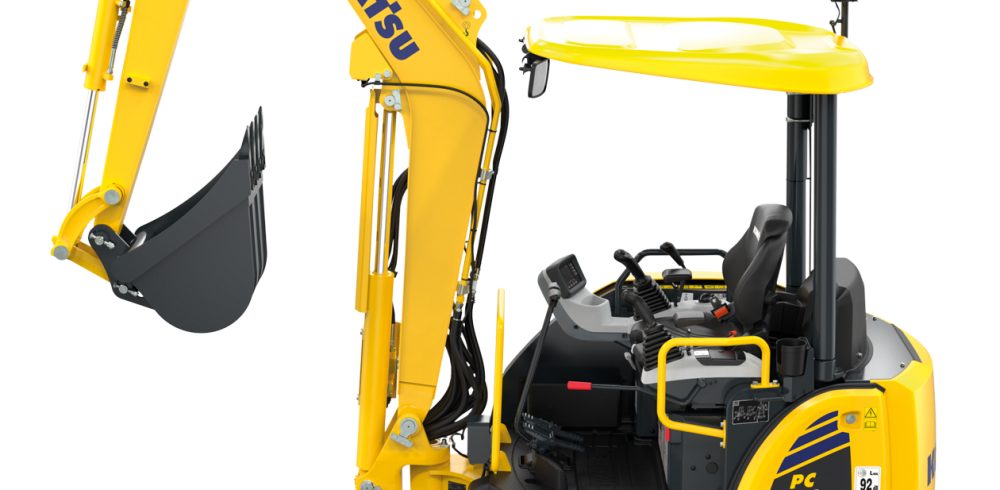 Komatsu Europe launches an all-new electric PC33E-6 mini excavator