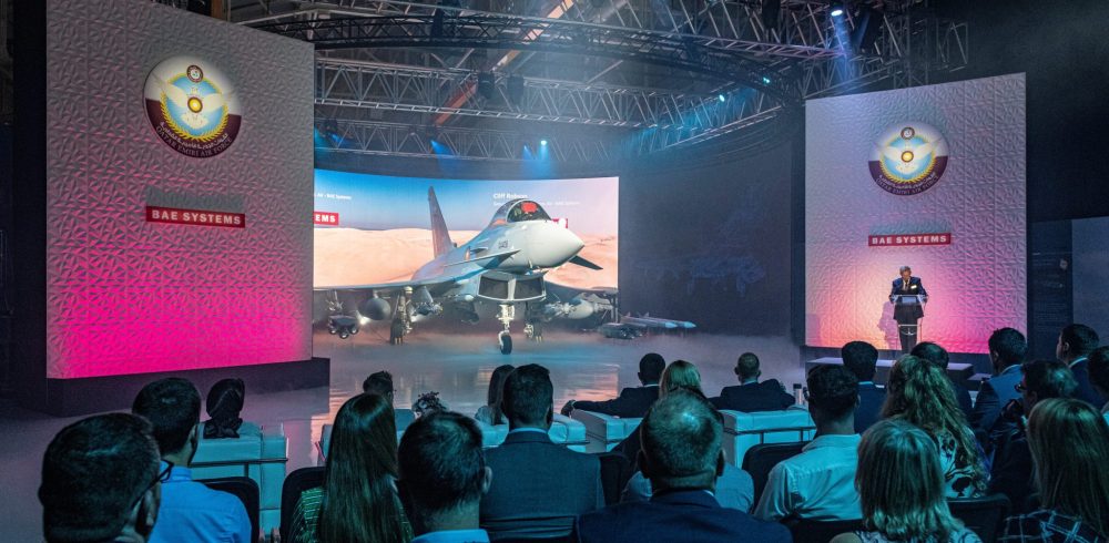 Qatar Receives Its First Eurofighter Typhoon at UK Ceremony