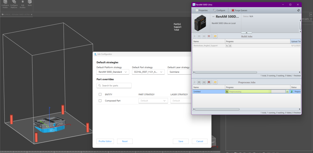Renishaw collaboration with Materialise.