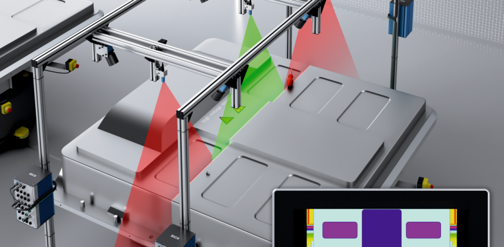 SICK Develops High-Precision Vision System for Electric Vehicle Battery Inspection