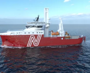Seaonics ECMC 3D Crane for Norwind Offshore Vessel