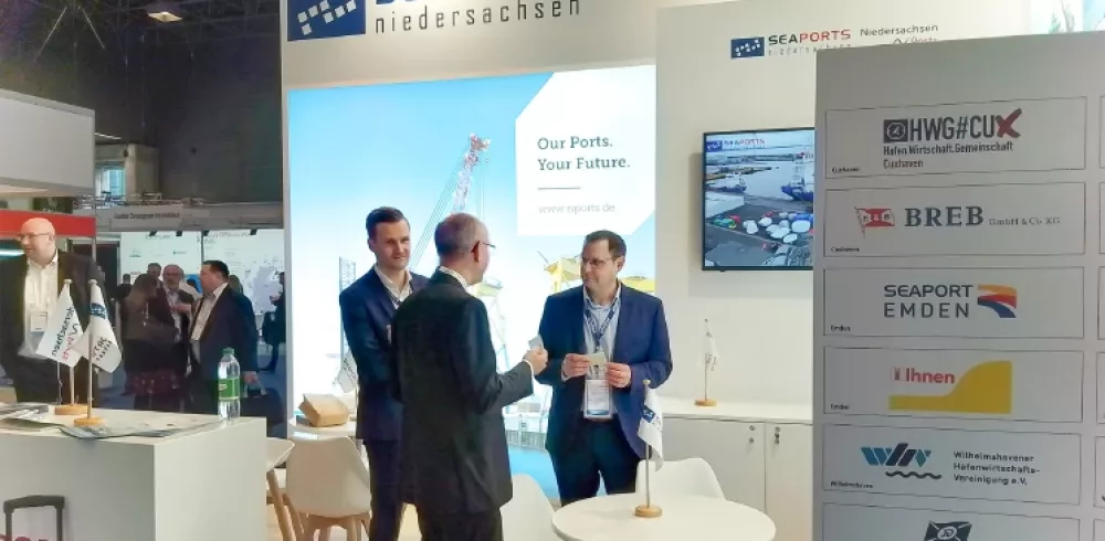 Seaports of Niedersachsen present themselves at the WindEurope in Bilbao