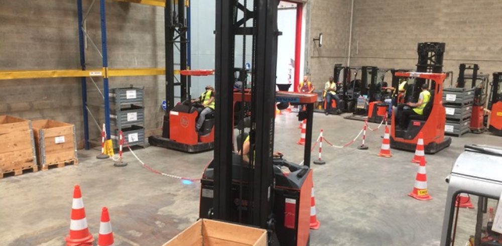 Forklift operator training