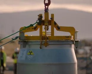 Collaborative project safely disposing of over 1,000 drums of radioactive waste completes