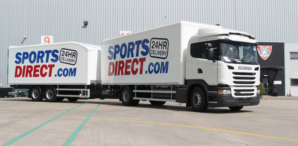 Tiger Trailers Supplies new Fleet Vehicles to Sports Direct