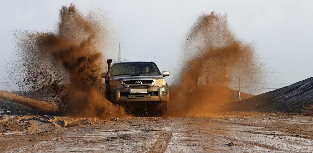 Prag,,Czech,Republic,-,May,24,,2019:,Offroad,Toyota,Hilux