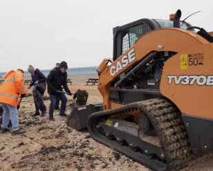 Case Completes Environmental Beach Care Clean-Up Project