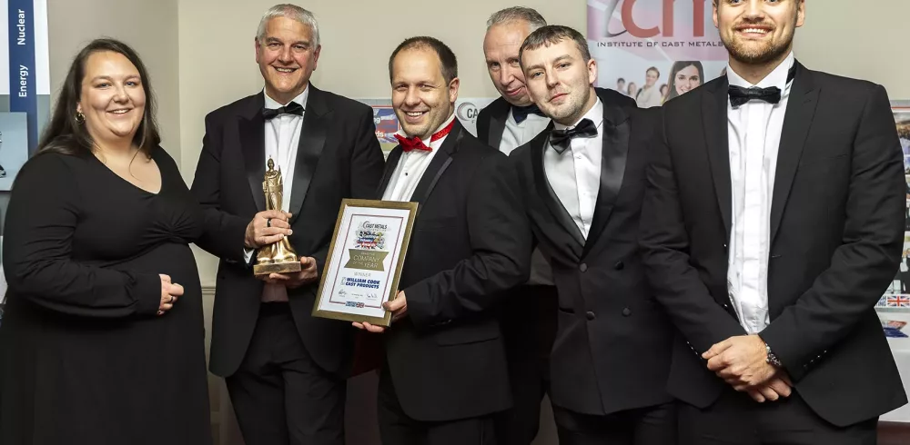 William Cook Holdings Takes the Top Title at the UK Cast Metals Industry Awards