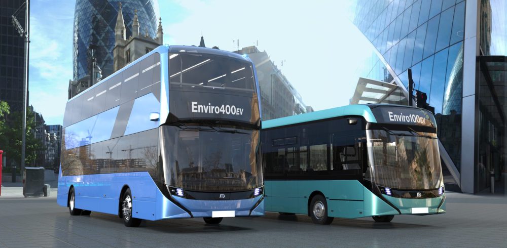 New Alexander Dennis Enviro400EV and Enviro100EV feature next-generation electric driveline