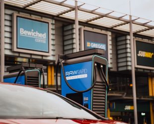 RAW Charging ultra-rapid EV charging hub at Leamington