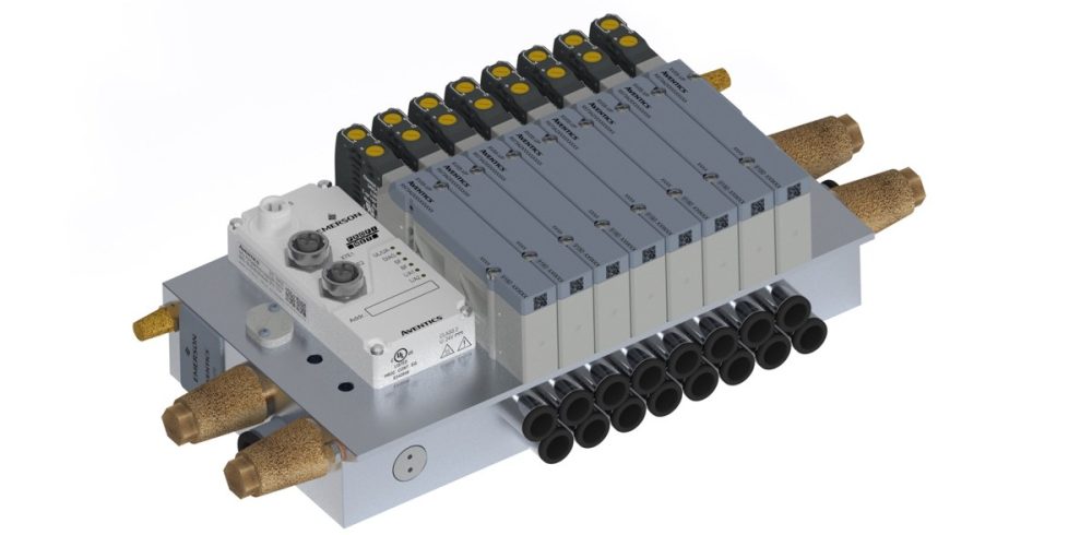 Emerson AVENTICS XV05 High Flow Valve System for higher airflow in compact machine designs