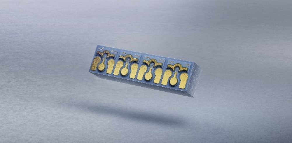 image001 TRUMPF is offering the VCSELs in singlets, 1x2, 1x4, 1x8 and 1x12 arrays. © TRUMPF